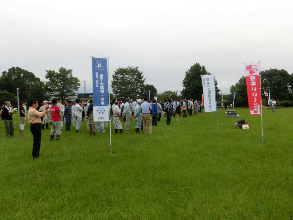 熊本いいくに会清掃活動