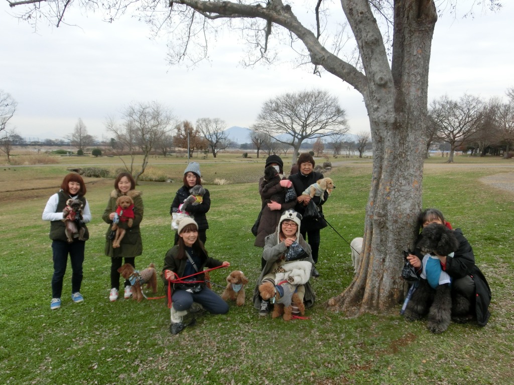 1月の江津湖ワンワン見守り隊（愛称：えづワン隊）